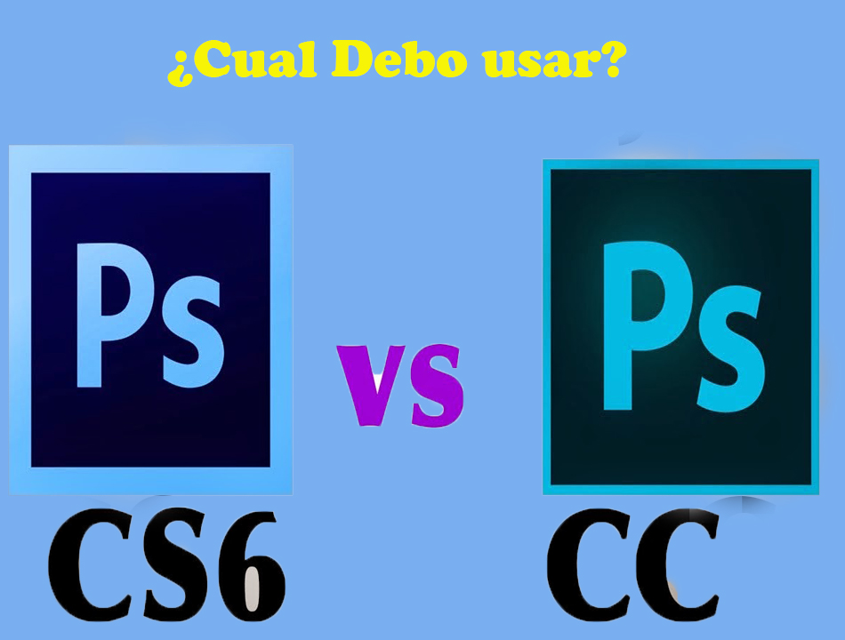¿Qué significan CS y CC en Photoshop?